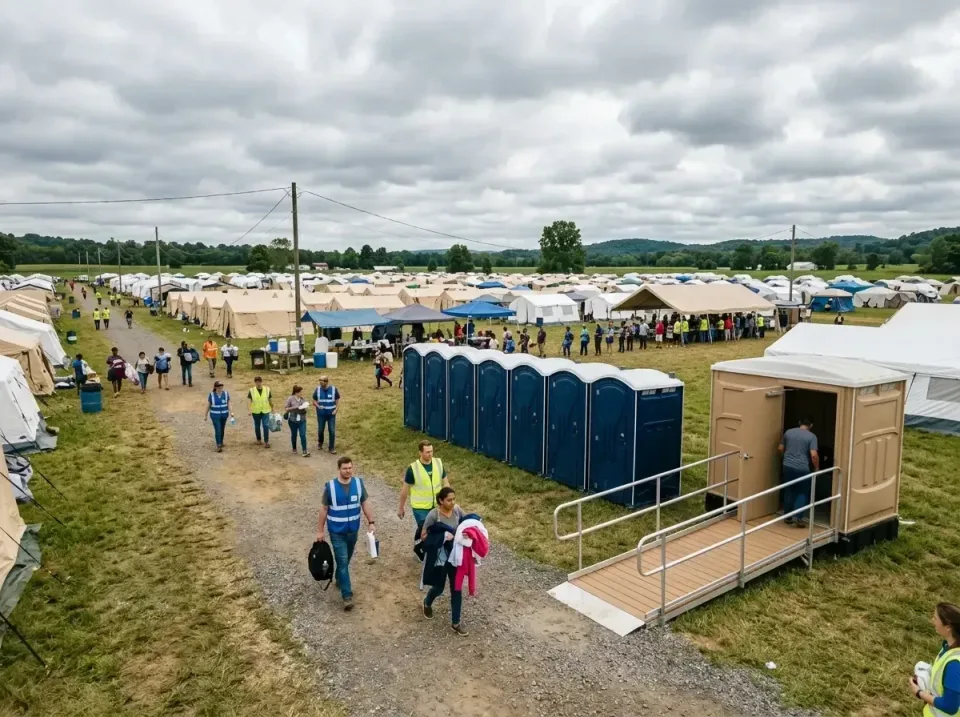 disaster-relief-camp-restrooms-010 — frequently asked questions, Dumpster & Portable Bathrooms Rental in The Meadows, FL
